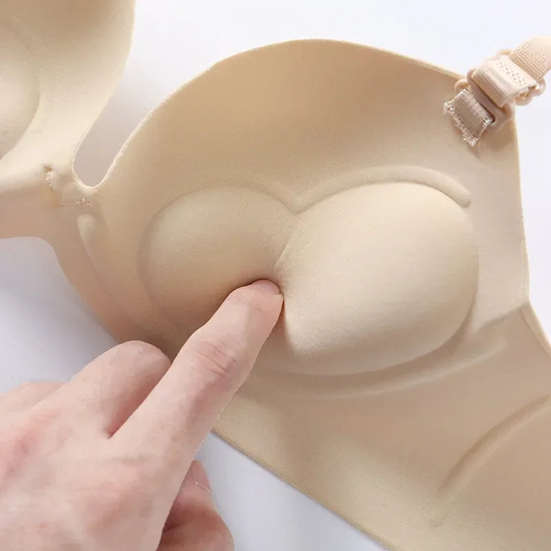 Women's Seamless Push-Up Bralette, Wireless, Breathable, Fashion Lingerie for Girls & Students