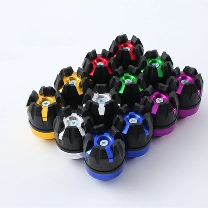 Universal Motorcycle CNC Front Fork Cup – Anti-Collision Aluminum Alloy Frame Sliders for Motorbike Anti-Fall Protection