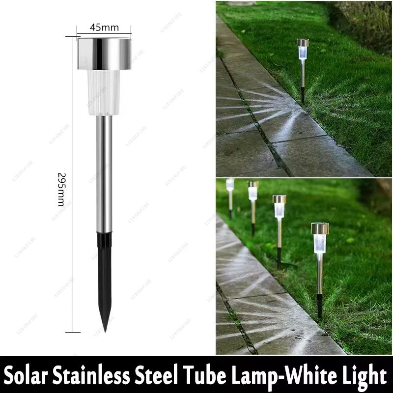 Outdoor Solar Garden Lights Waterproof LED Landscape Pathway Lamps For Yard Lawn Patio And Backyard 8