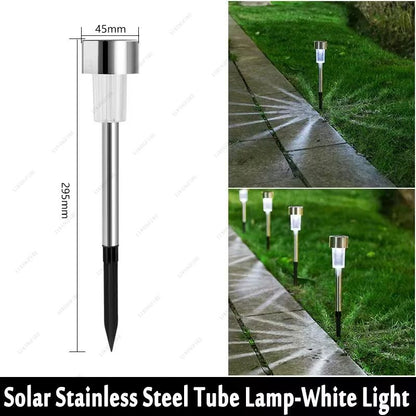 Outdoor Solar Garden Lights Waterproof LED Landscape Pathway Lamps For Yard Lawn Patio And Backyard 8