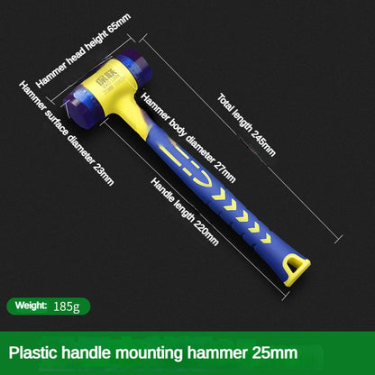 Detachable DualHead Rubber Hammer 2545mm Insulated Installation Tool With Rubber Grip 6