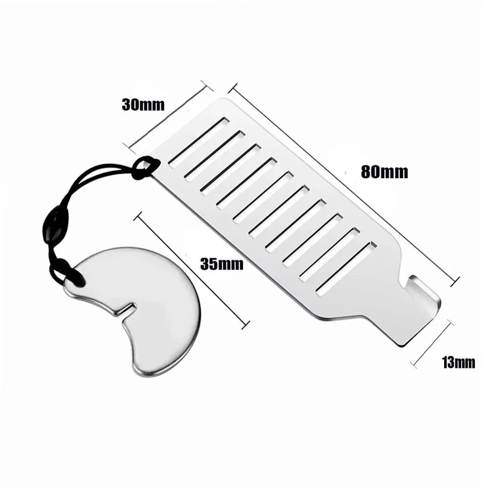 Safety AntiTheft Door Blocker  Portable 8cm Stainless Steel Security Tool For Home Hotel Travel  Pr 1