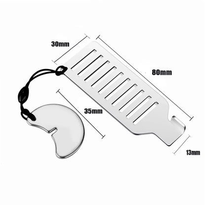 Safety AntiTheft Door Blocker  Portable 8cm Stainless Steel Security Tool For Home Hotel Travel  Pr 1