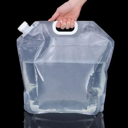 Portable Water Bag Folding Bucket Collapsible Water Container Jug With Handle For Outdoor Travel Ca 1
