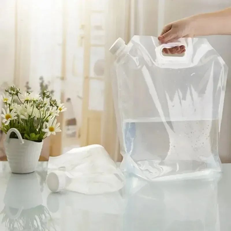 Portable Water Bag Folding Bucket Collapsible Water Container Jug With Handle For Outdoor Travel Ca 2