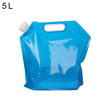 Portable Water Bag Folding Bucket Collapsible Water Container Jug With Handle For Outdoor Travel Ca 6