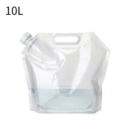 Portable Water Bag Folding Bucket Collapsible Water Container Jug With Handle For Outdoor Travel Ca 9