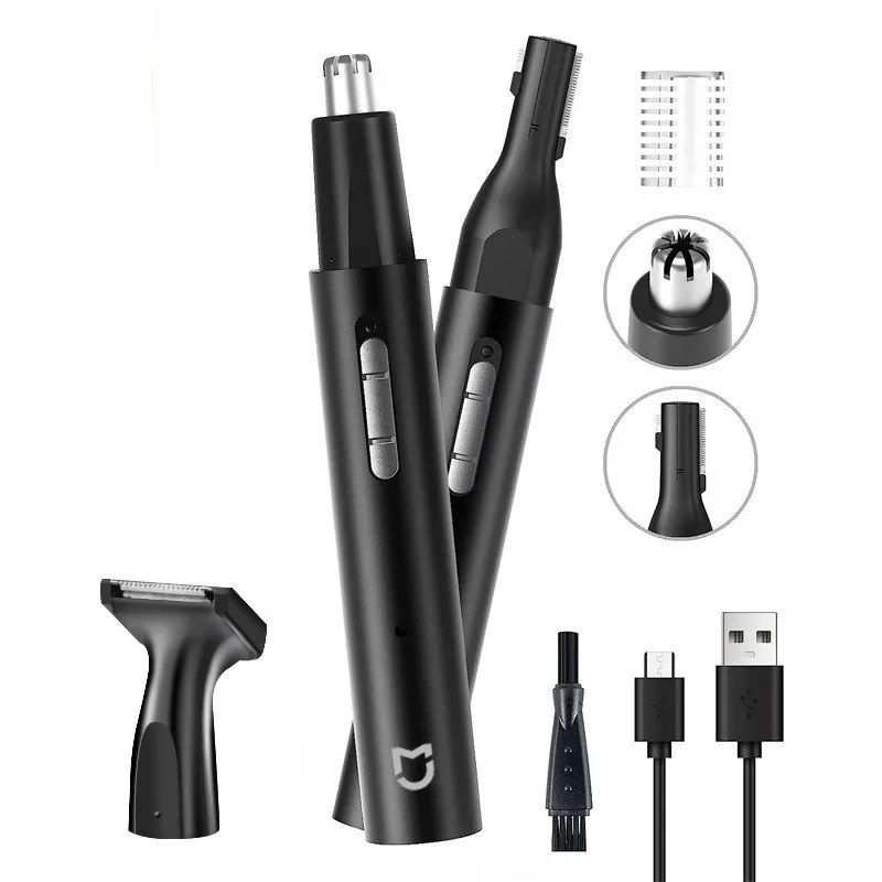 Electric Nose Ear Hair Trimmer For Men Painless Rechargeable Grooming Kit For Sideburns Eyebrows 1