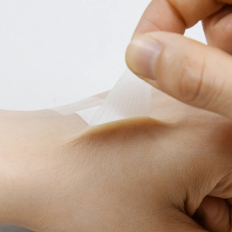 PU Transparent Waterproof Band Aid Adhesive Medical Strips  Invisible Wound Plasters For Sports Bat 3