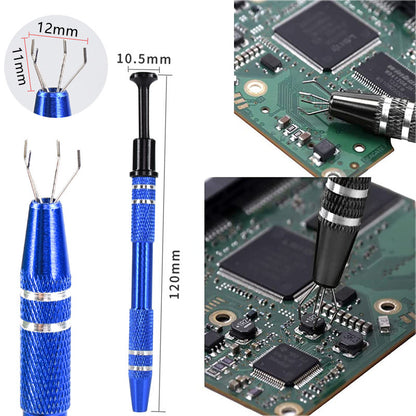 4Claw IC Chip Extractor Remover Tool Precision Parts Grabber  Electronic Component Puller 4