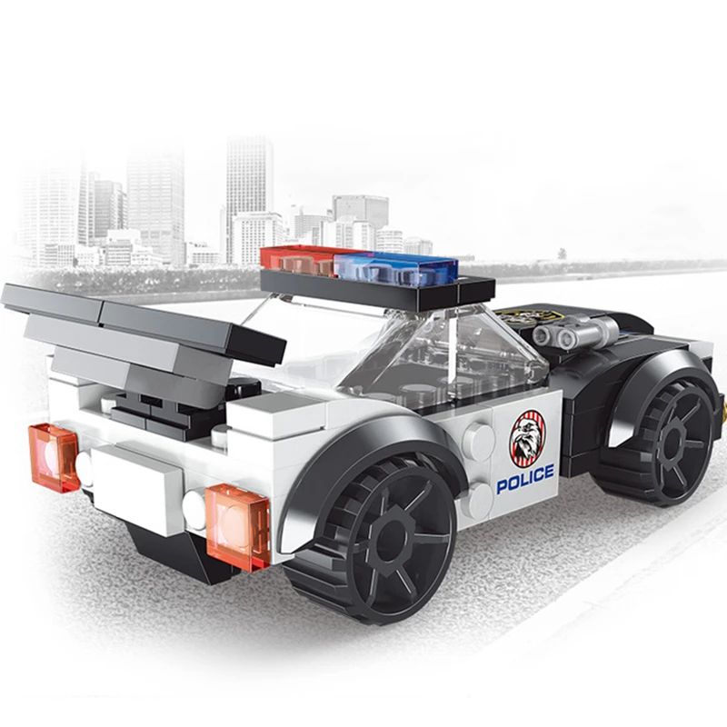 SWAT Super Police DualRotor Helicopter  City Plane DIY MOC Building Blocks Set Classic Model Bricks 3