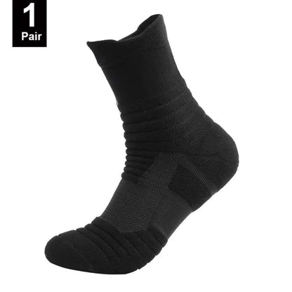 AntiSlip Football Socks For Men Cotton Grip Socks For Basketball Sports Breathable Deodorant Short  4