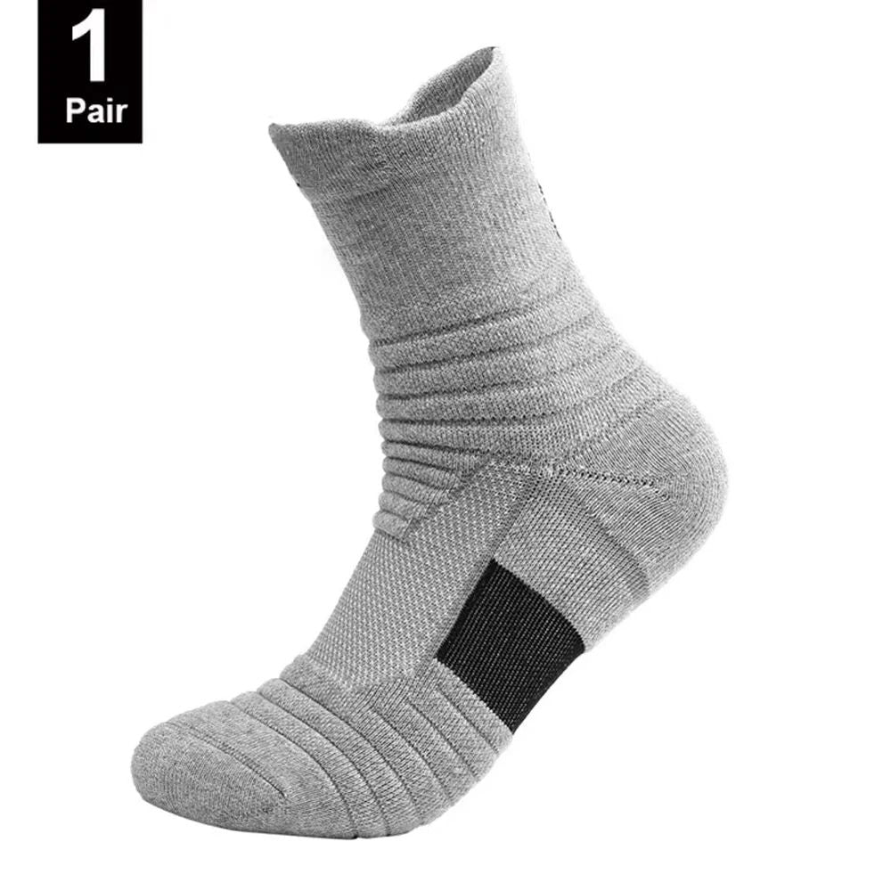 AntiSlip Football Socks For Men Cotton Grip Socks For Basketball Sports Breathable Deodorant Short  5