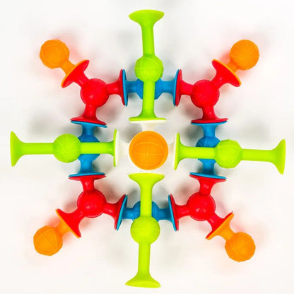 Suction Cup Toy Set Soft Throw Darts Building Blocks Pop Sucker Fidget Toy For Kids  ParentChild In