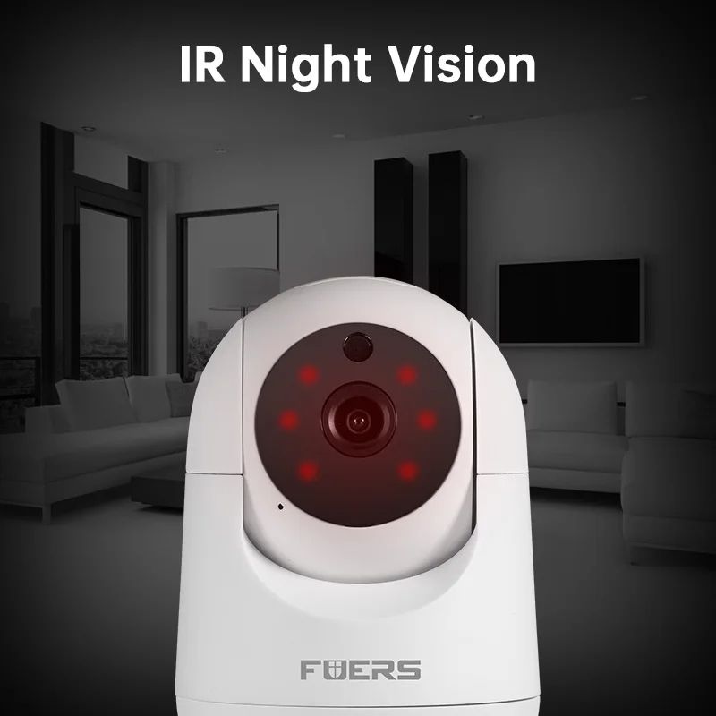 Fuers WiFi Camera Tuya Smart Home Indoor Wireless IP Surveillance Camera With AI Detection Auto Tra 4