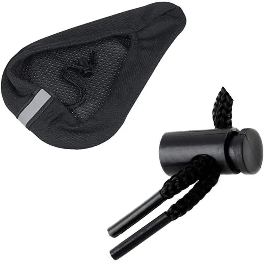 Soft 3D Padded Cycling Bicycle MTB Bike Saddle Seat Cover Cushion Sponge Foam Comfortable Saddles M 1
