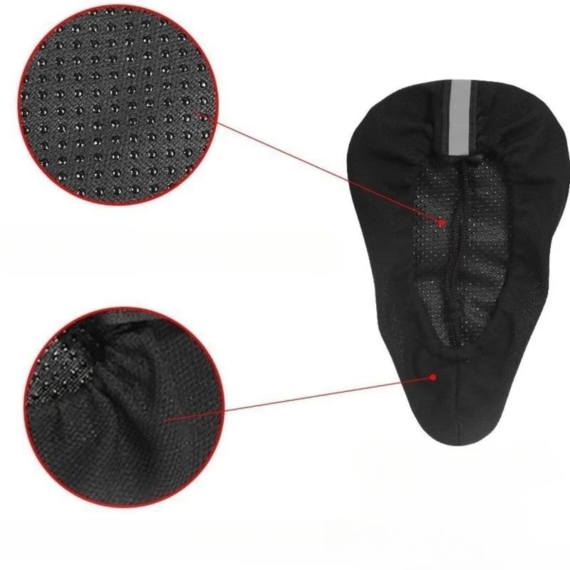 Soft 3D Padded Cycling Bicycle MTB Bike Saddle Seat Cover Cushion Sponge Foam Comfortable Saddles M 3