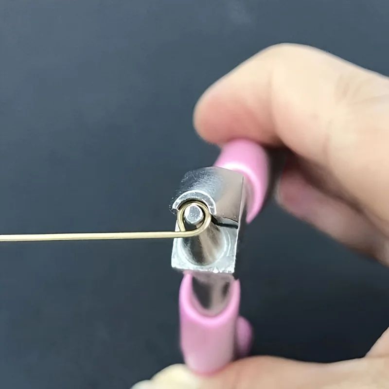 Professional Round Concave Pliers for Jewelry Making, Mini Precision Wire Loop Tools for DIY Crafts