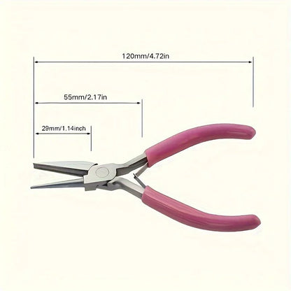 Professional Round Concave Pliers For Jewelry Making Mini Precision Wire Loop Tools For DIY Crafts 5