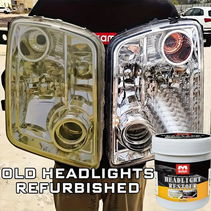 Car Headlight Restoration Polishing Kit Scratch Remover  Oxidation Cleaner For Headlamp Repair Head 3