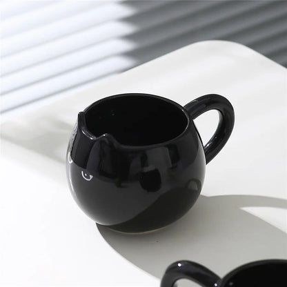 Cat Shaped Ceramic Cup Creative Coffee  Tea Mug For Cat Lovers 1