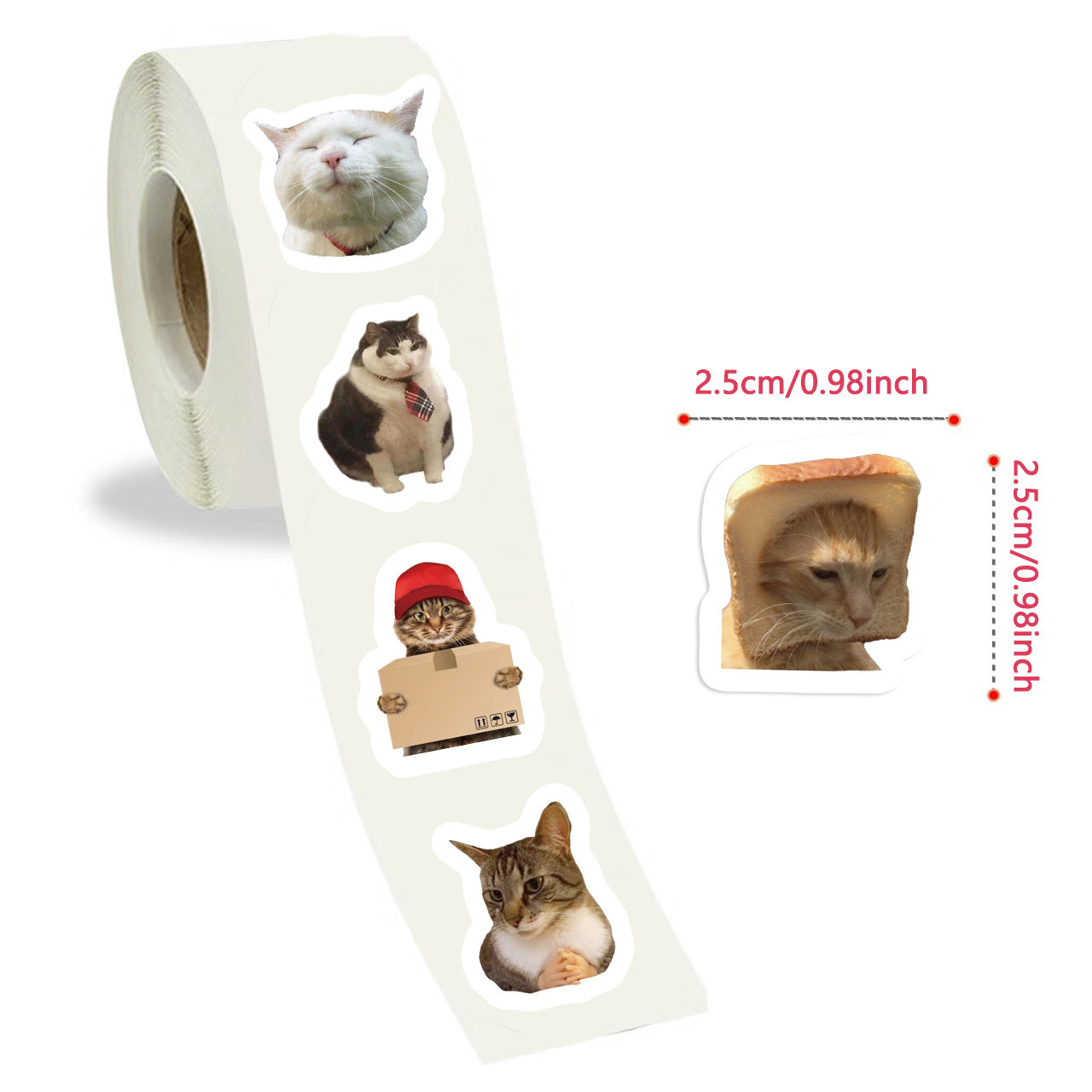 Funny Cats MEME Cartoon Graffiti Stickers Waterproof DIY Decals For Phone Guitar Laptop  Notebook 4