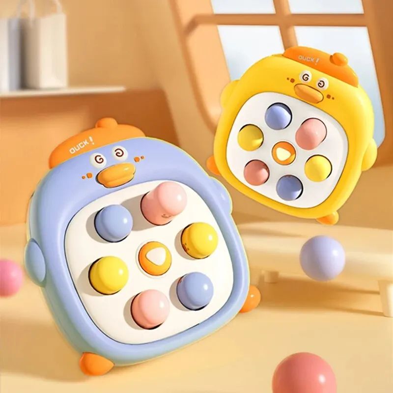 Mini WhackaMole Toy Handeye Coordination Educational Game With Pinch Finger Decompression Random Co 5