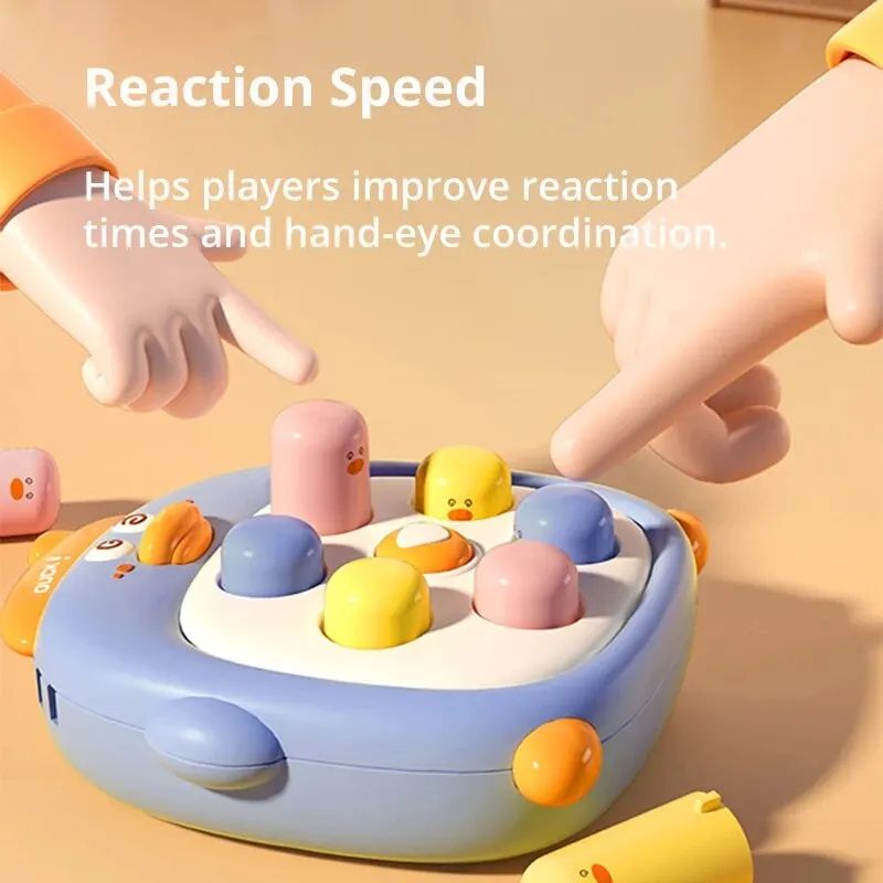 Mini WhackaMole Toy Handeye Coordination Educational Game With Pinch Finger Decompression Random Co 1