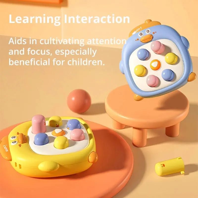 Mini WhackaMole Toy Handeye Coordination Educational Game With Pinch Finger Decompression Random Co 2