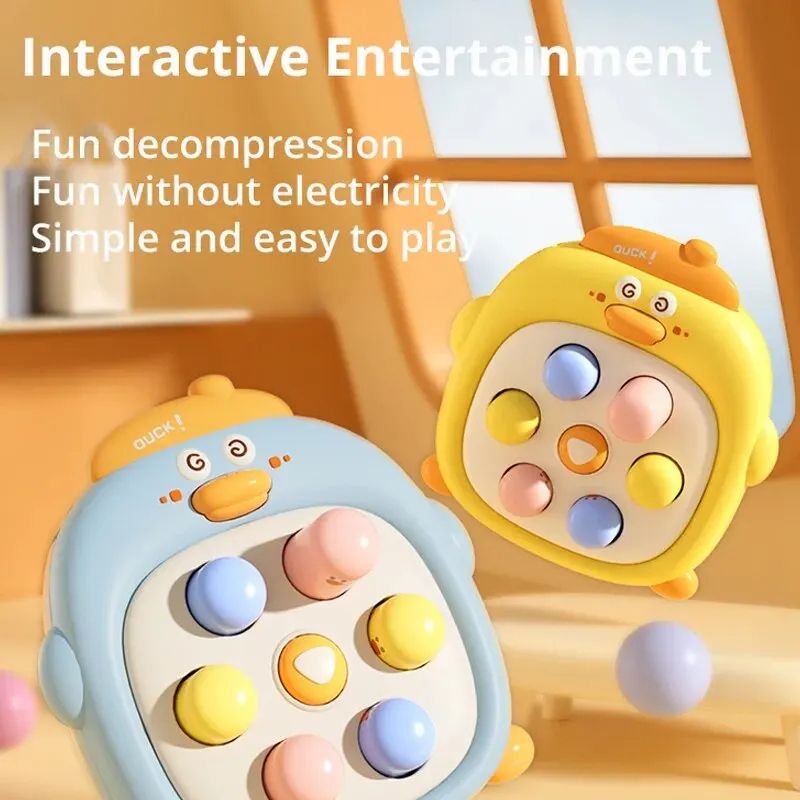 Mini WhackaMole Toy Handeye Coordination Educational Game With Pinch Finger Decompression Random Co 4