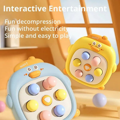 Mini WhackaMole Toy Handeye Coordination Educational Game With Pinch Finger Decompression Random Co 4