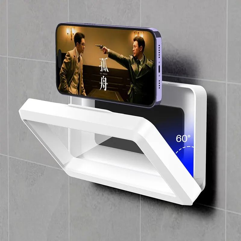 Bathroom Waterproof Phone Holder Wall Mounted SelfAdhesive Shower Phone Case With Touch Screen Seal 1