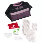 55Piece Pink Car Emergency Kit With Jumper Cables  First Aid Essentials 2