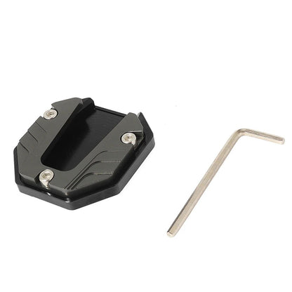 Motorcycle Bikes Kickstand Extender Foot Pad Side Stand Extension Support Plate Durable Aluminum Mo 5