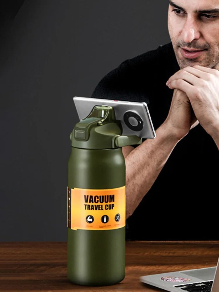 1000 Ml Outdoor Thermos Portable Stainless Steel Thermal Mug Tumbler Vacuum Flasks Cold And Hot Spo 4
