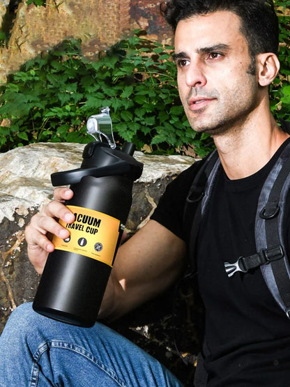 1000 Ml Outdoor Thermos Portable Stainless Steel Thermal Mug Tumbler Vacuum Flasks Cold And Hot Spo 5