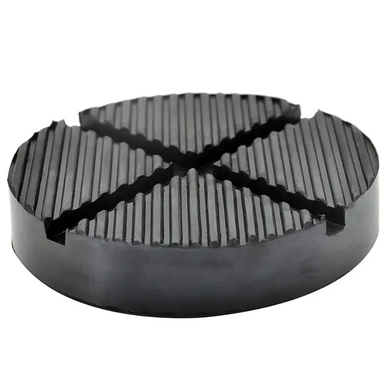Universal Rubber Jack Pad Support Pinch Weld Slotted Floor Frame Rail Adapter Car Removal Repair To 2