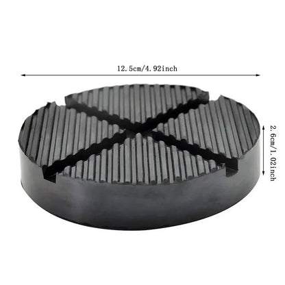 Universal Rubber Jack Pad Support Pinch Weld Slotted Floor Frame Rail Adapter Car Removal Repair To 5
