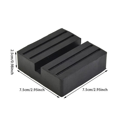 Universal Rubber Jack Pad Support Pinch Weld Slotted Floor Frame Rail Adapter Car Removal Repair To 6