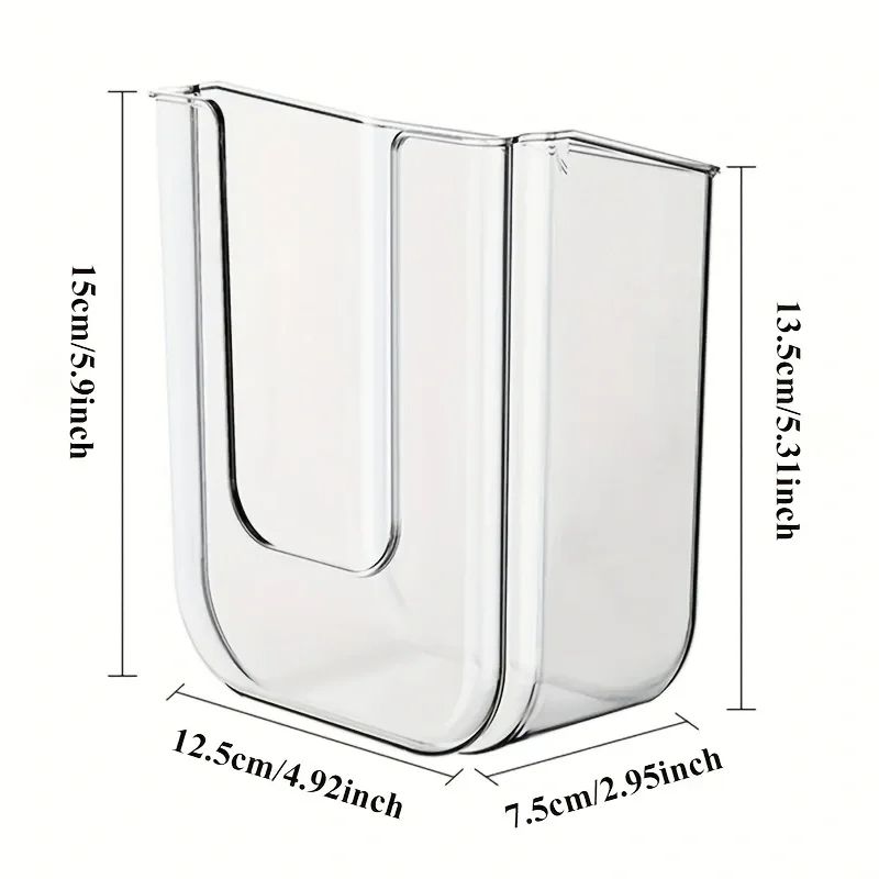 WallMounted Wet Tissue Storage Box NonPerforated Bathroom Organizer With Large Opening  High Load C 1