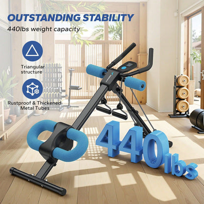 MERACH Foldable Ab Machine For Home Core  Abs Training 1