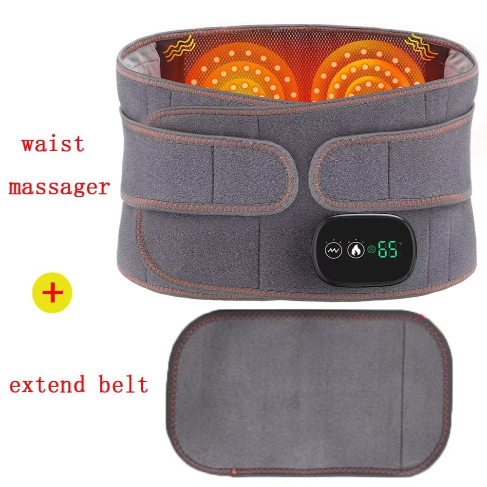 Electric Heating Back Massager Belt With Vibration  Hot Compress Support 5
