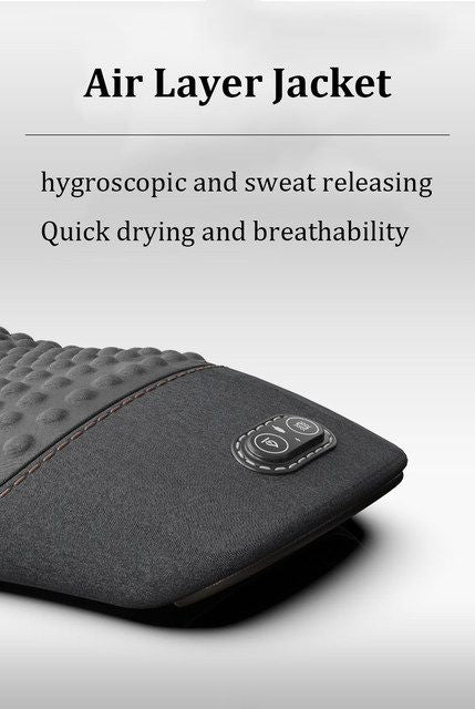 Okayso Heated Waist Support Pillow With Vibration Massage  Back Relief 2