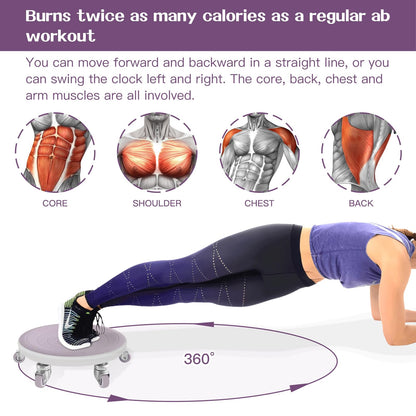 6Wheel Ab Roller With Knee Pad For Core Strength  Stability Training 4