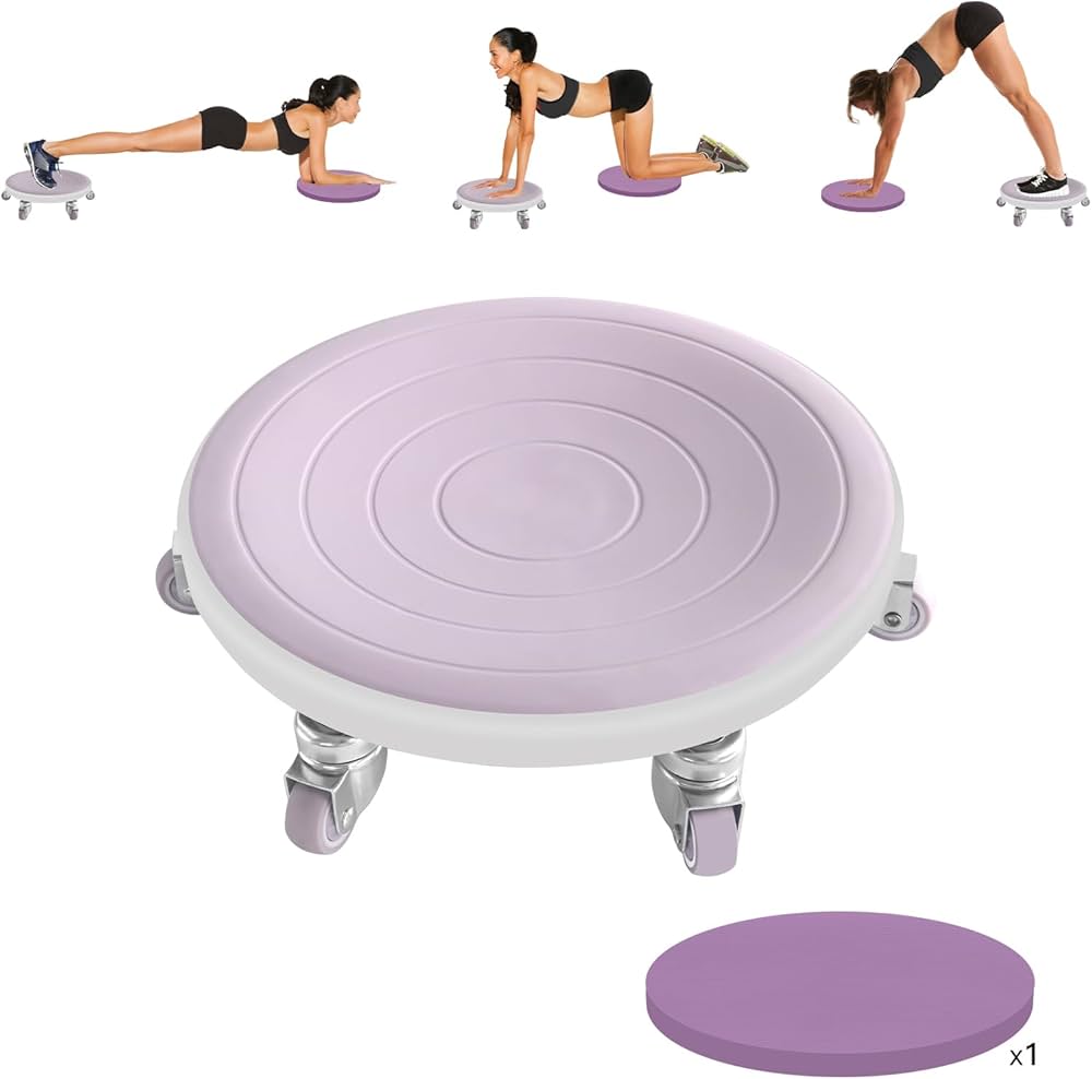 6Wheel Ab Roller With Knee Pad For Core Strength  Stability Training 1