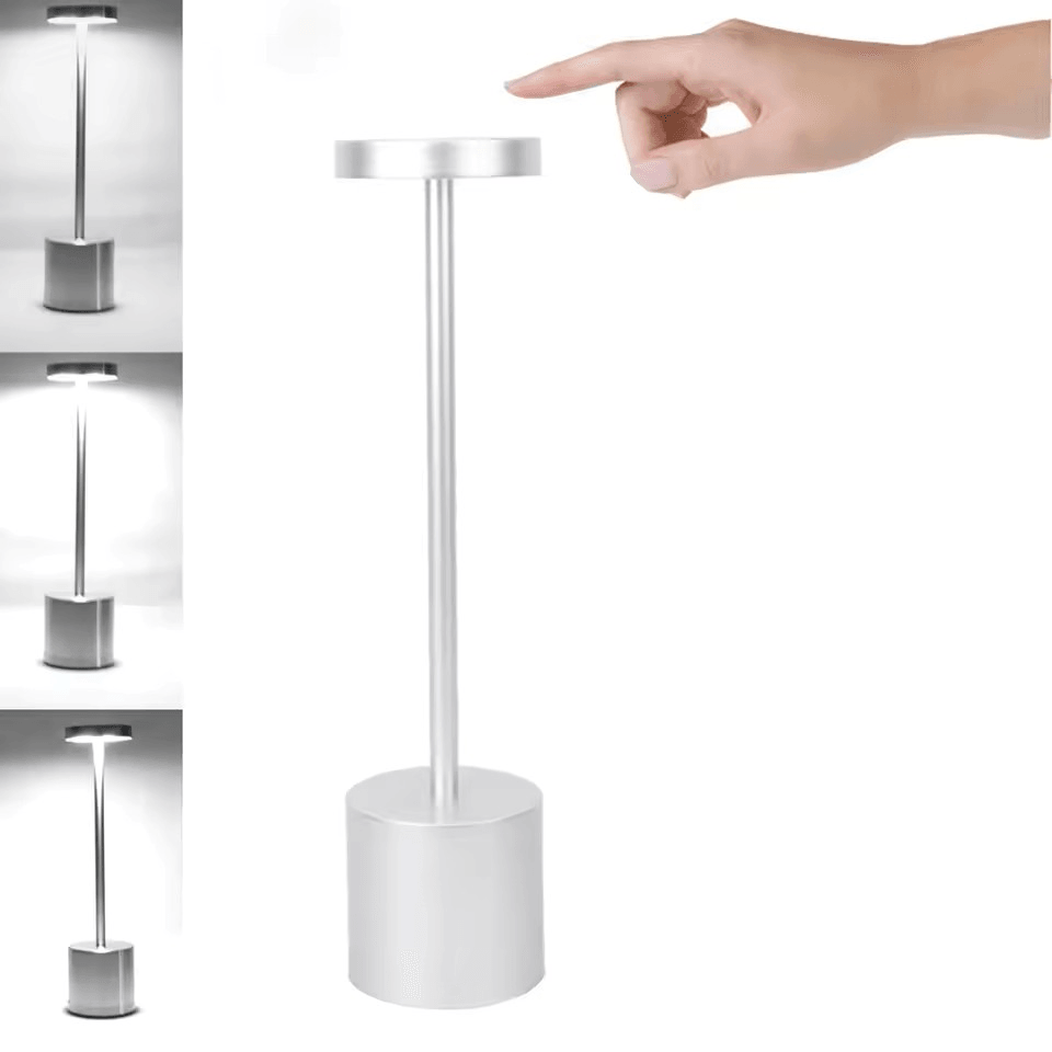 TouchControl USB Rechargeable Table Lamp With 3 Color Modes  Stepless Dimming 9