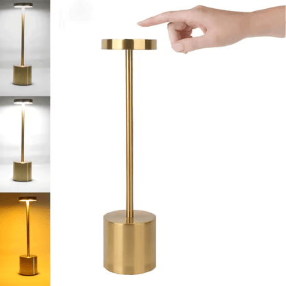 TouchControl USB Rechargeable Table Lamp With 3 Color Modes  Stepless Dimming 8