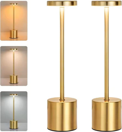 TouchControl USB Rechargeable Table Lamp With 3 Color Modes  Stepless Dimming 5