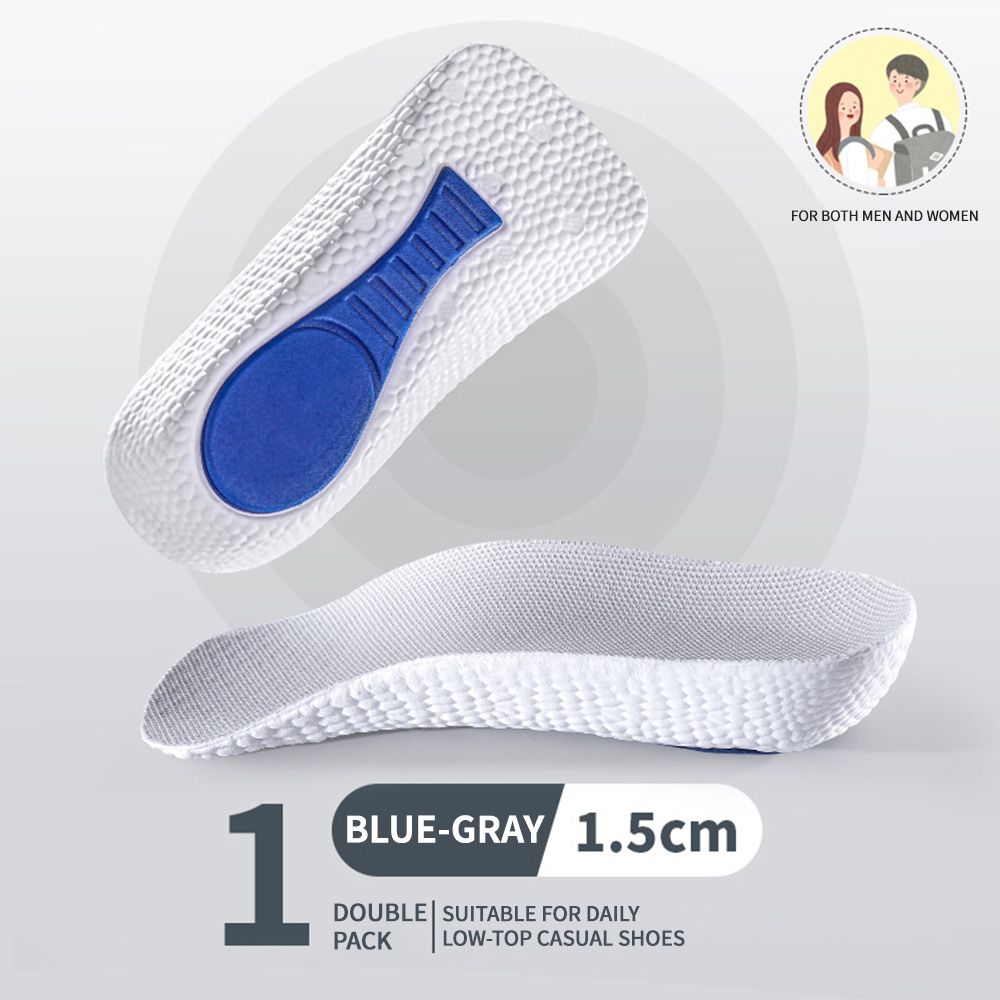 Memory Foam Height Lift Insoles With Arch Support For Men  Women 6