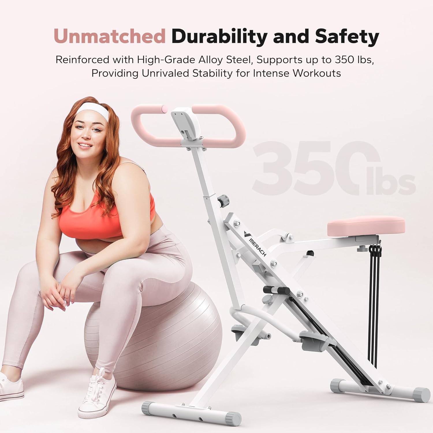 MERACH 2in1 Squat And Rowing Machine  Foldable Glute  Leg Trainer For Home Workouts 1